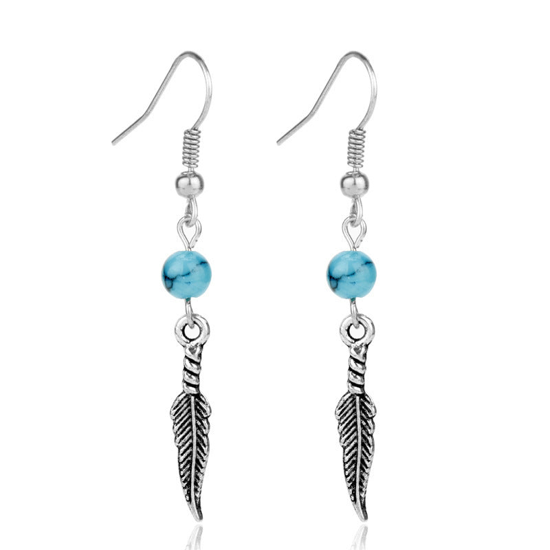 Women's earrings earrings turquoise earrings - Aureate Aura