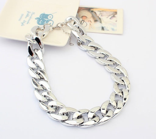 New Fashion Thick Chain Necklaces A214G Necklaces & Pendants Women's Jewelry - Aureate Aura