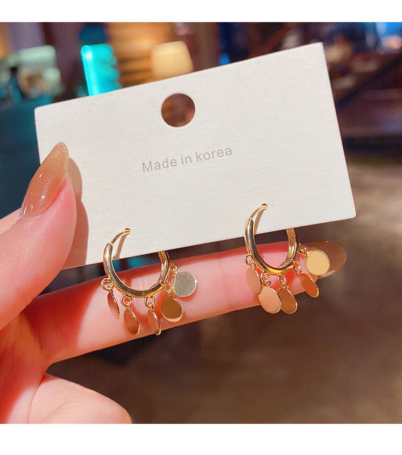 Mini Wafer Earrings - Aureate Aura