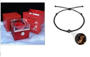 Creative Customized Color Photo Projection Bracelet Hand Woven Lovers Personality Jewelry For Men And Women Valentine's Day Gift - Aureate Aura