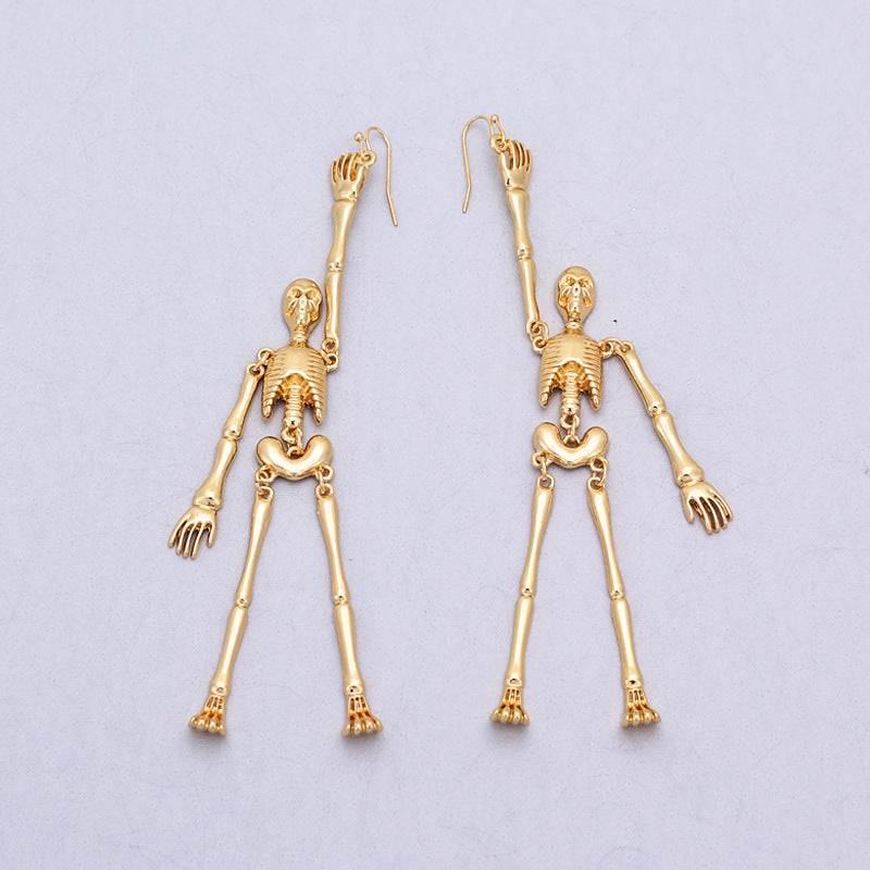 Skull alloy earrings earrings women - Aureate Aura