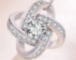 925 Sterling Silver Necklace For Women Forever Heart AAA Zircon Mosaic Necklaces & Pendants Gift - Aureate Aura