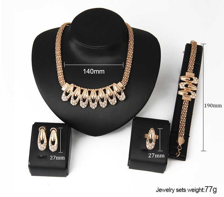 Bridal Necklace And Earrings Set