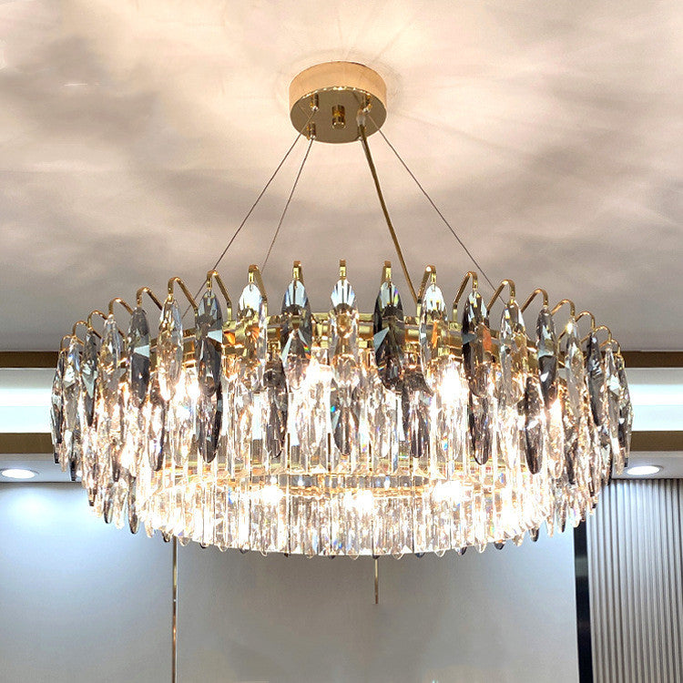 Light Luxury Chandelier Living Room Luxury Crystal Diamond Fashion - Aureate Aura