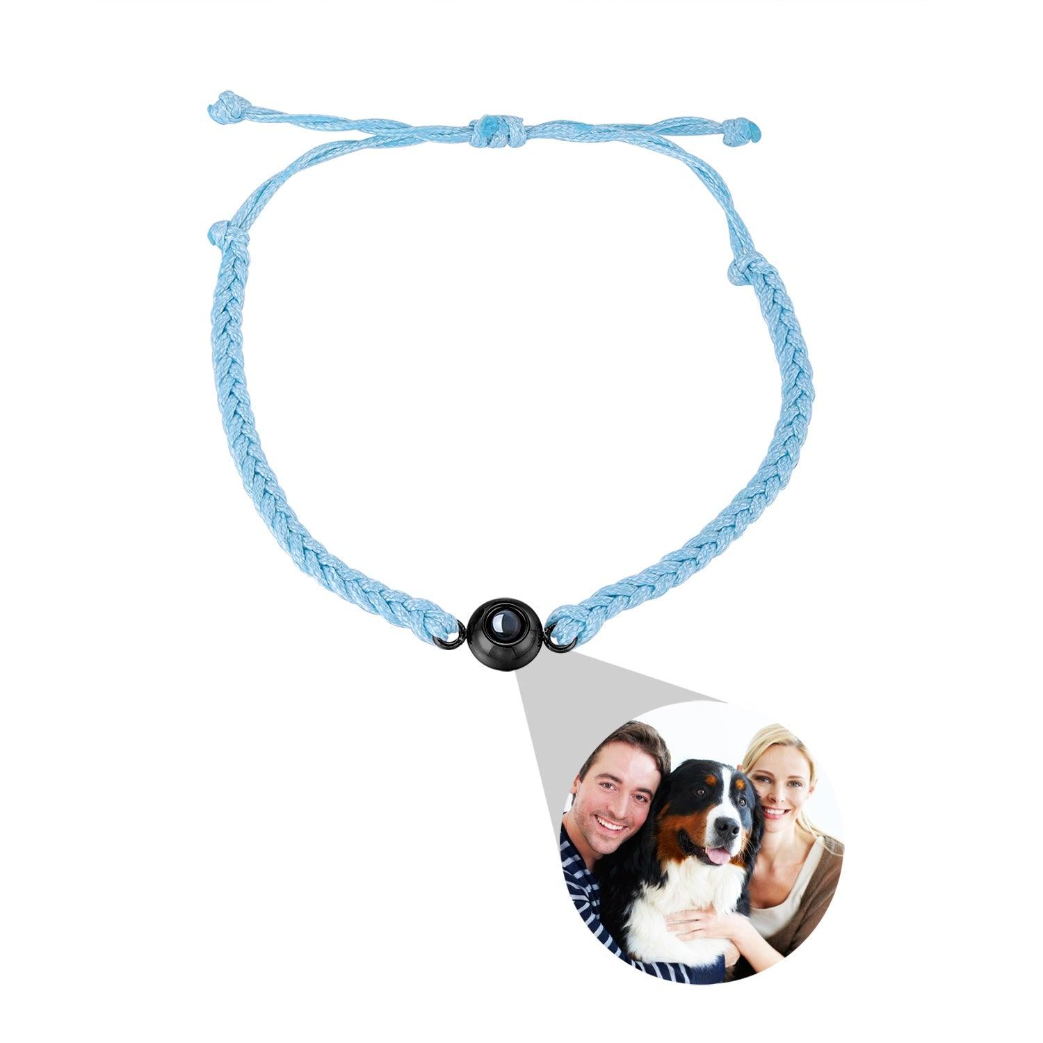 Creative Customized Color Photo Projection Bracelet Hand Woven Lovers Personality Jewelry For Men And Women Valentine's Day Gift - Aureate Aura