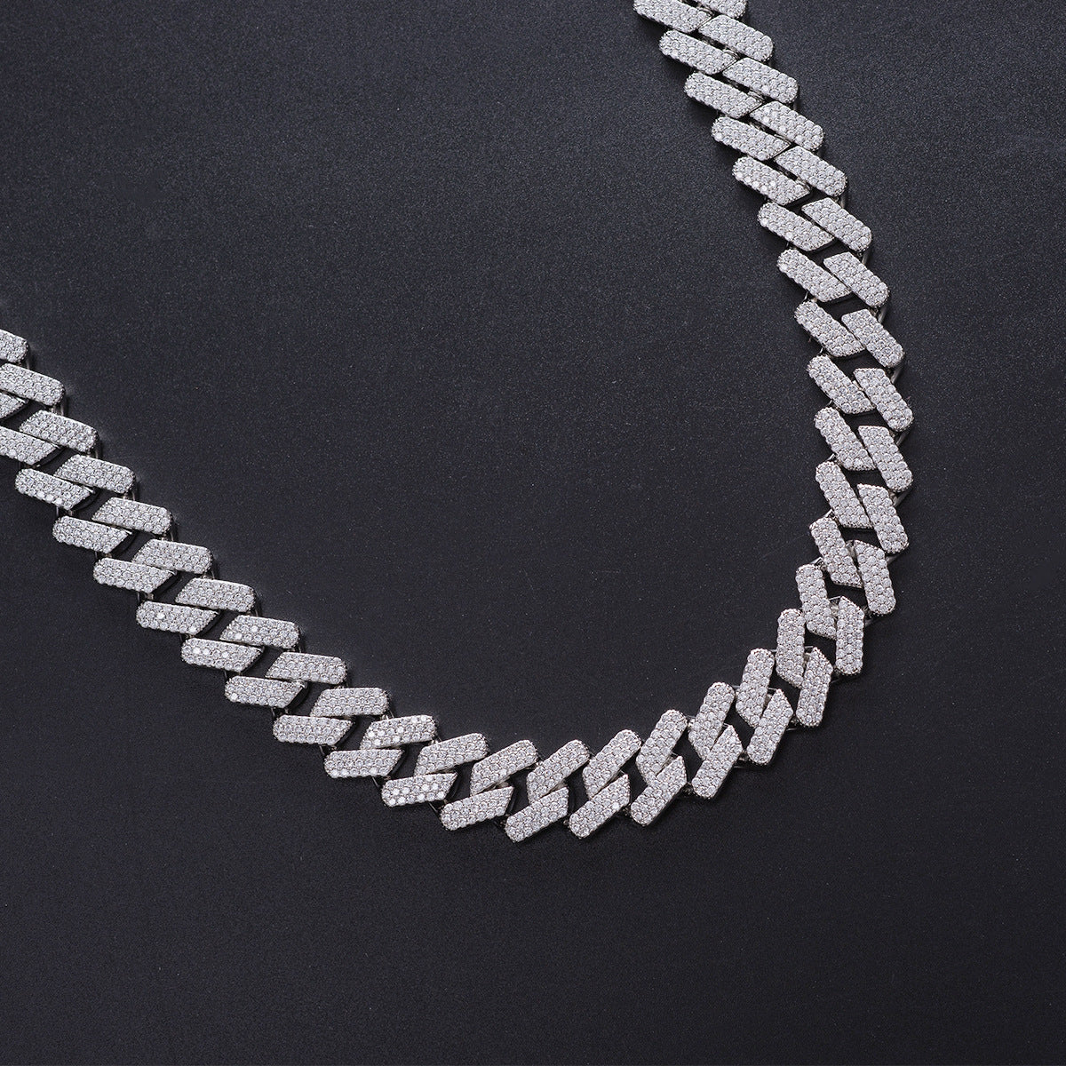 Fashion Full Diamond Men's Cuban Necklace