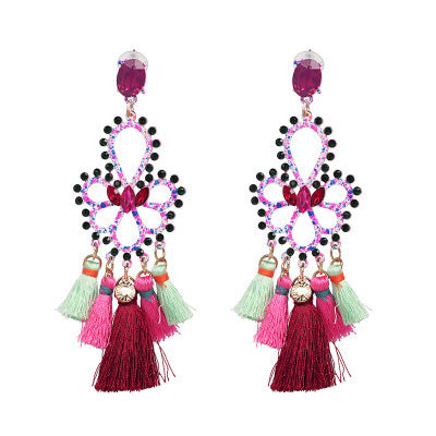 Folk earrings creative earrings tassel earrings - Aureate Aura
