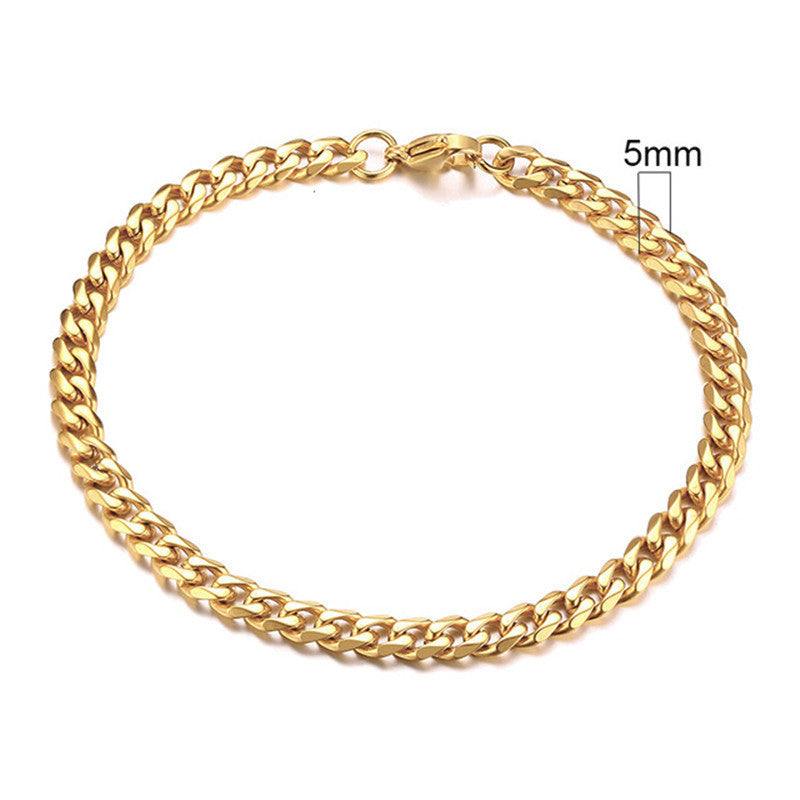 Men's golden Cuban chain - Aureate Aura