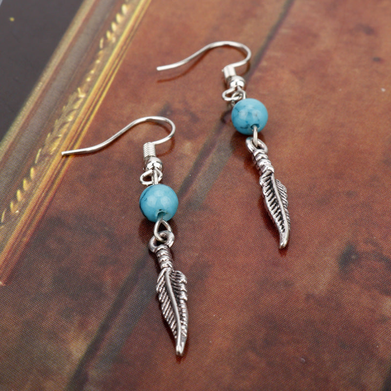 Women's earrings earrings turquoise earrings - Aureate Aura