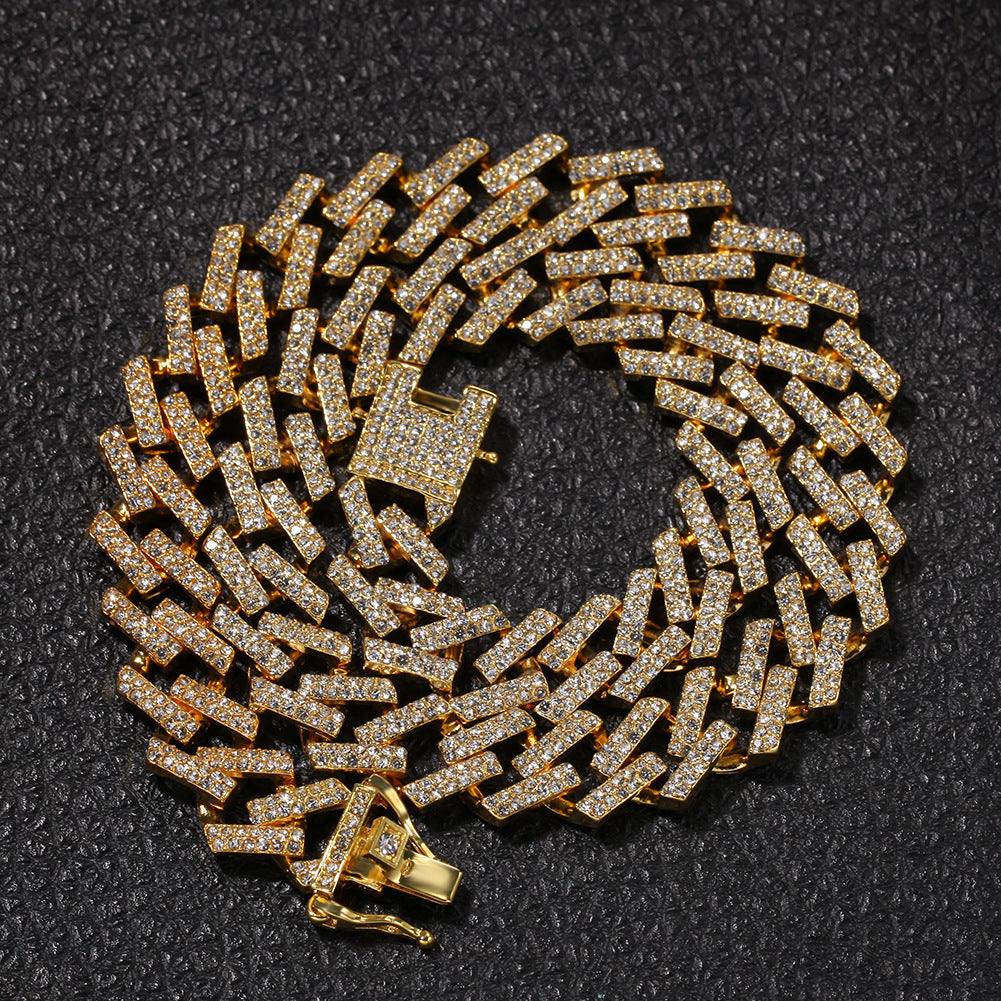 Blue Hip Hop Cuban Chain - Aureate Aura