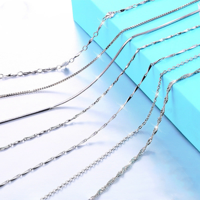 925 Sterling Silver Necklace For Women Forever Heart AAA Zircon Mosaic Necklaces & Pendants Gift - Aureate Aura