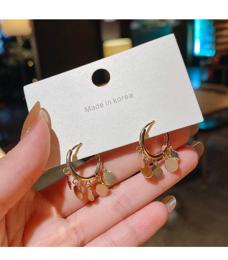 Mini Wafer Earrings - Aureate Aura