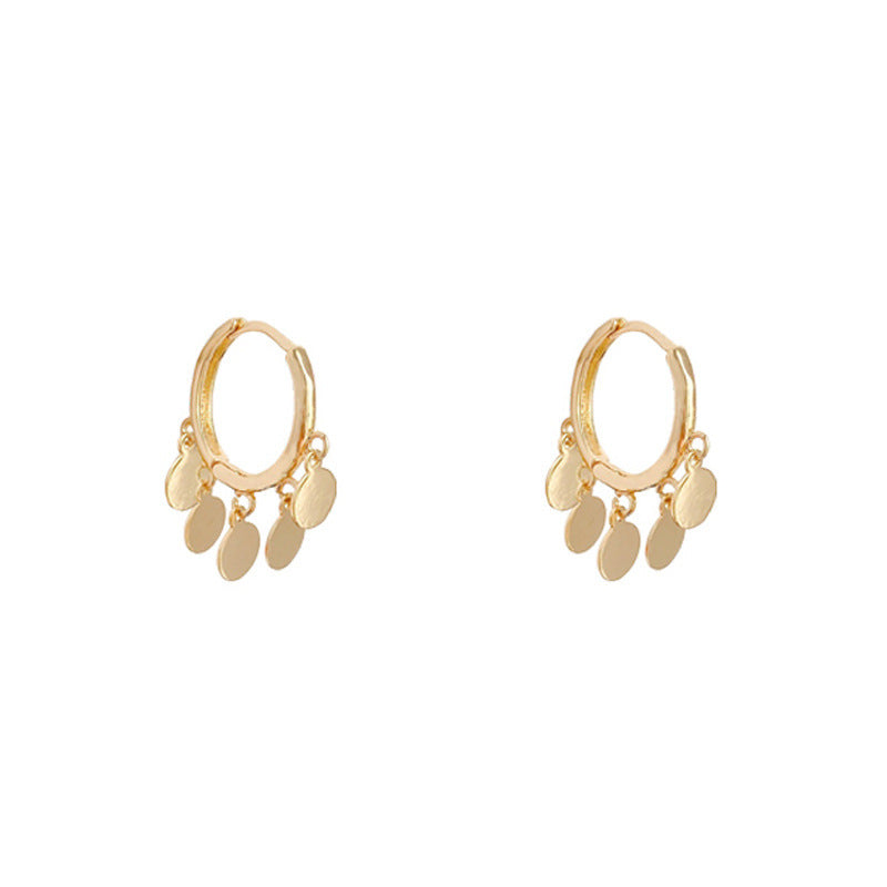 Mini Wafer Earrings - Aureate Aura