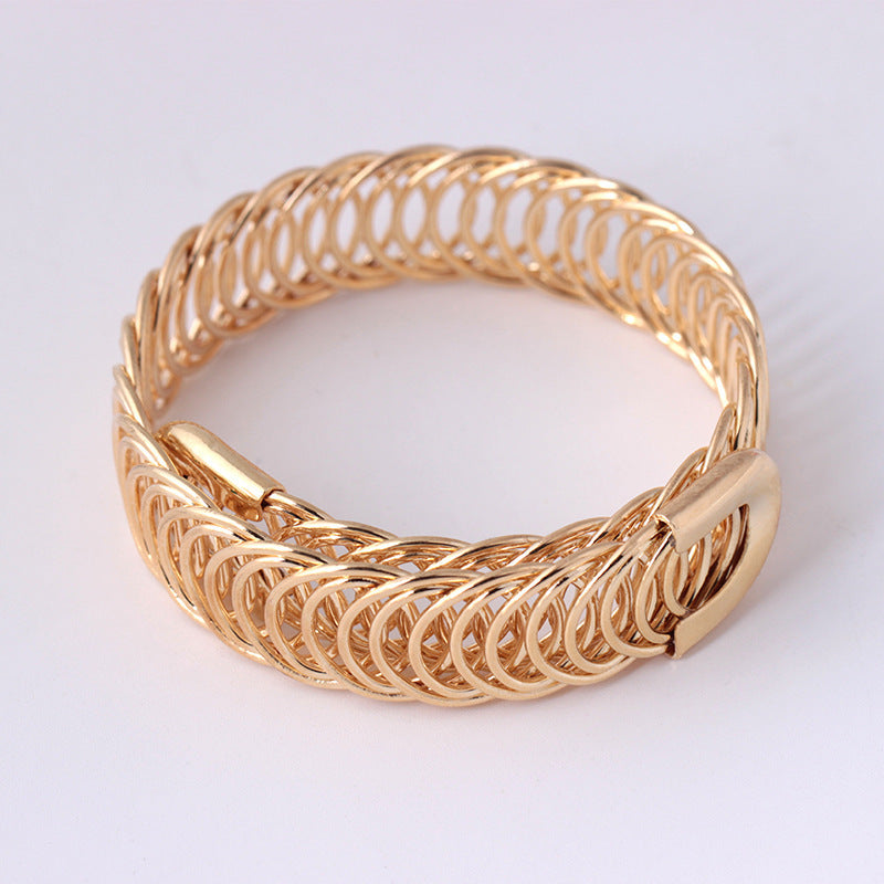 L001 European Punk Adjustable  Bracelets & Bangles Women - Aureate Aura