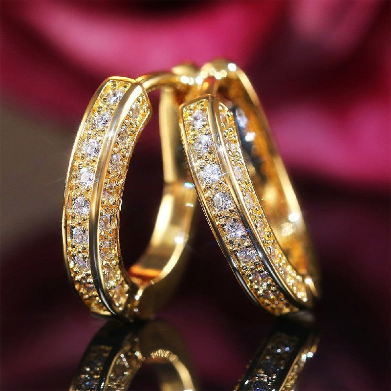 Teardrop Earrings Women's Jewelry Earrings Gift Earrings Round - Aureate Aura