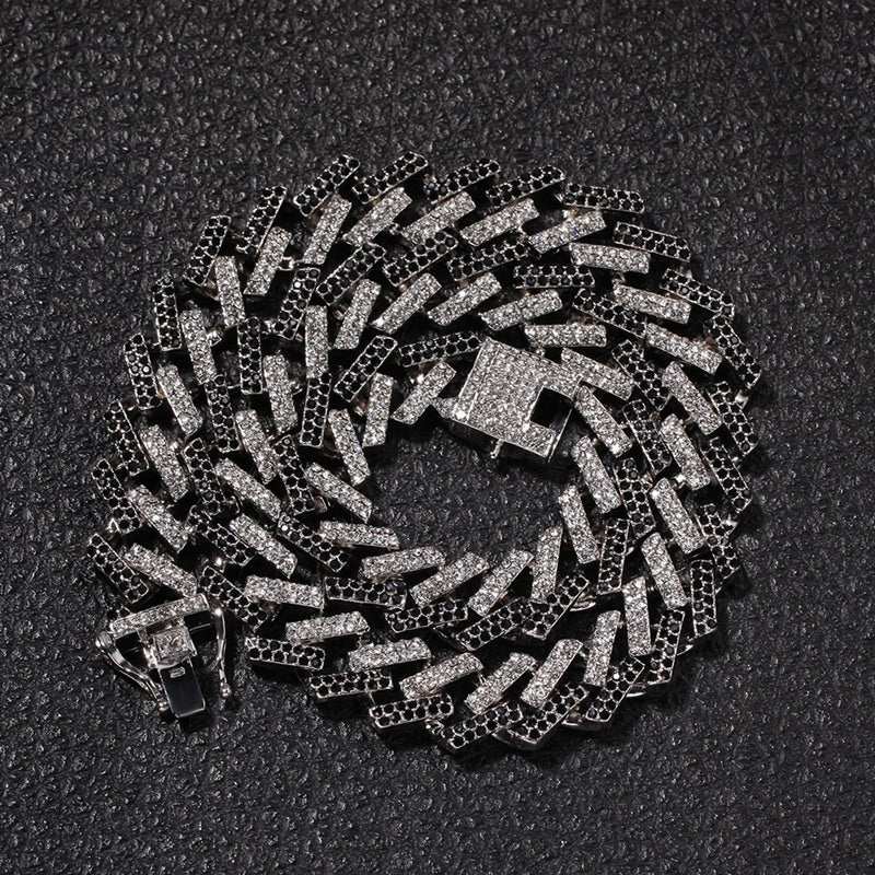 Rhombus full diamond Cuban chain - Aureate Aura