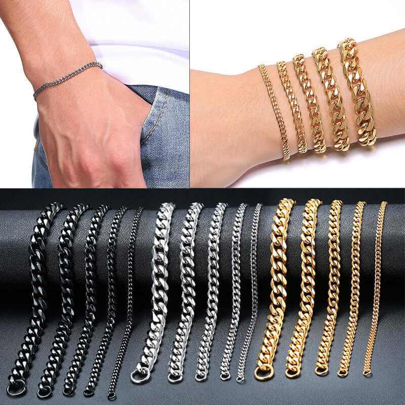 Men's golden Cuban chain - Aureate Aura