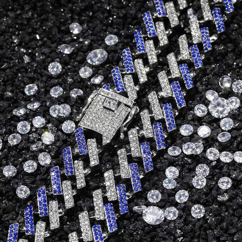 Rhombus full diamond Cuban chain - Aureate Aura