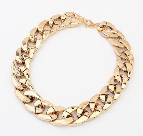 New Fashion Thick Chain Necklaces A214G Necklaces & Pendants Women's Jewelry - Aureate Aura