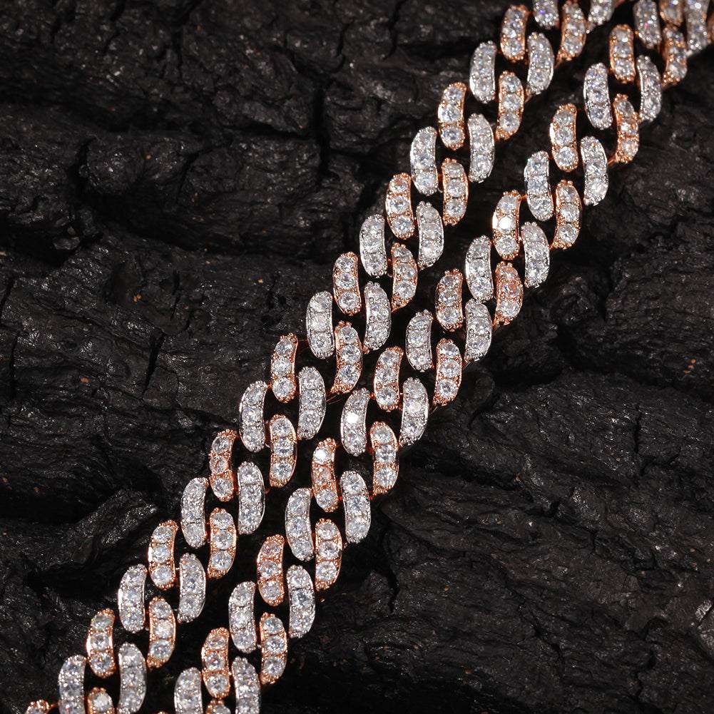 Zircon Cuban Chain - Aureate Aura