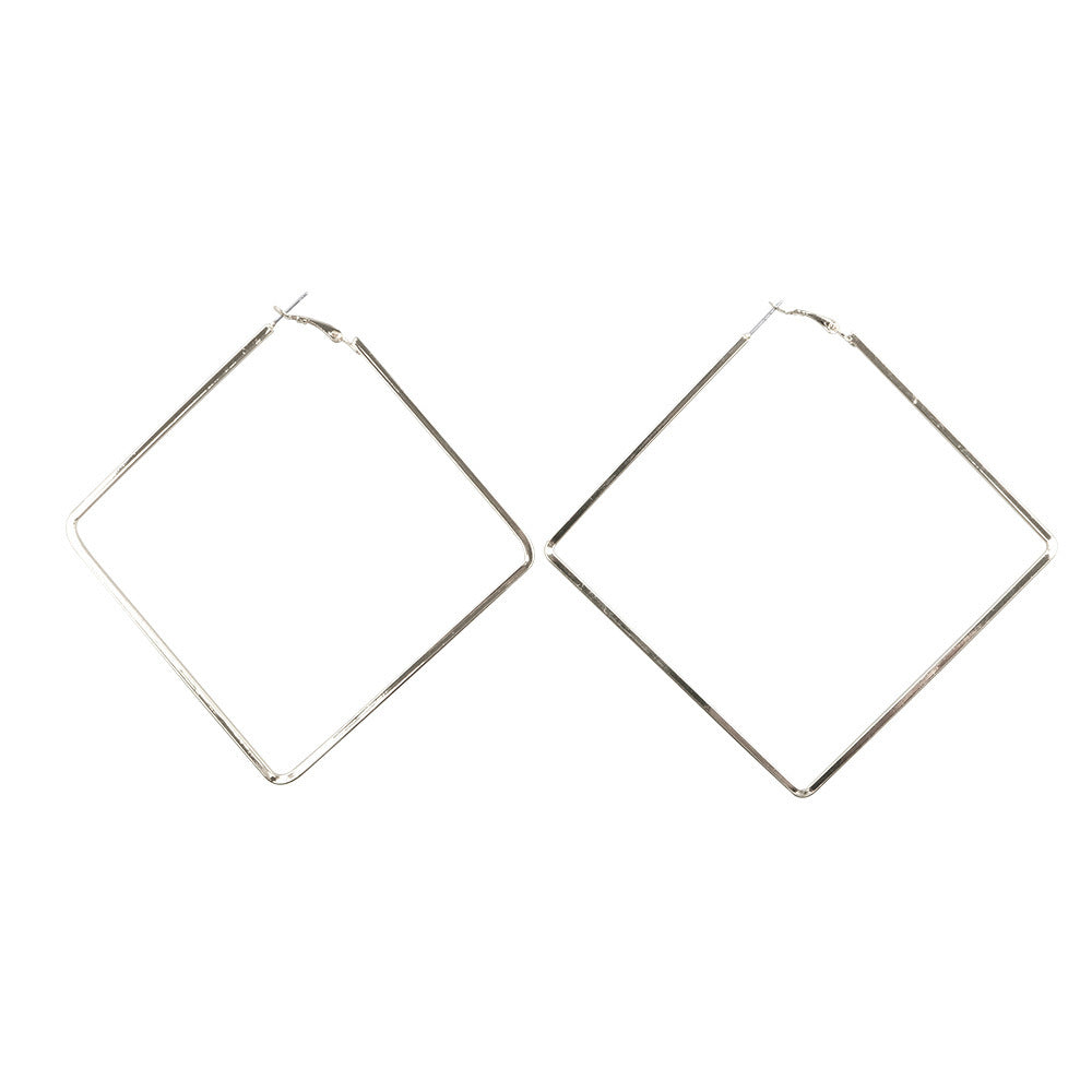 Earrings Women's Geometric Diamond Earrings Earrings - Aureate Aura