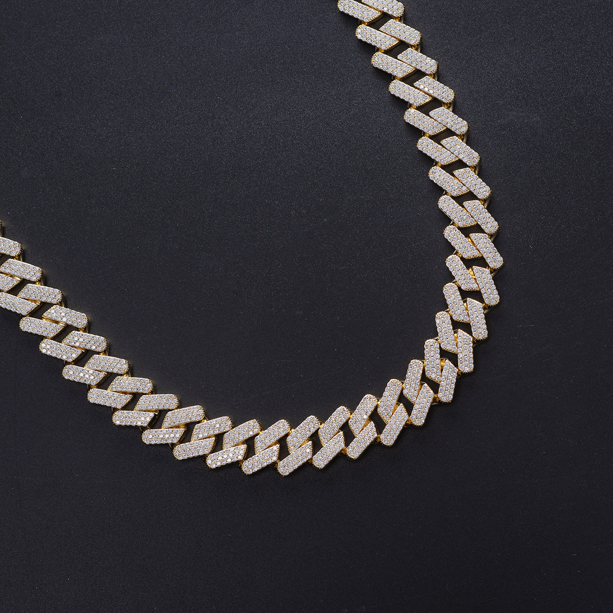Fashion Full Diamond Men's Cuban Necklace