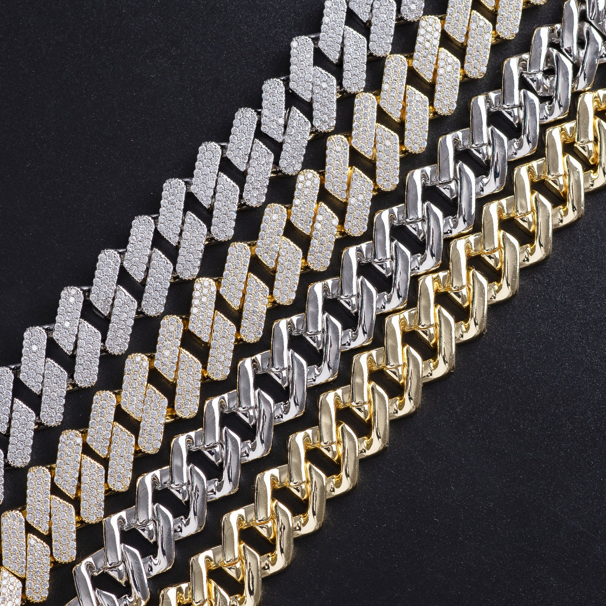 Fashion Full Diamond Men's Cuban Necklace