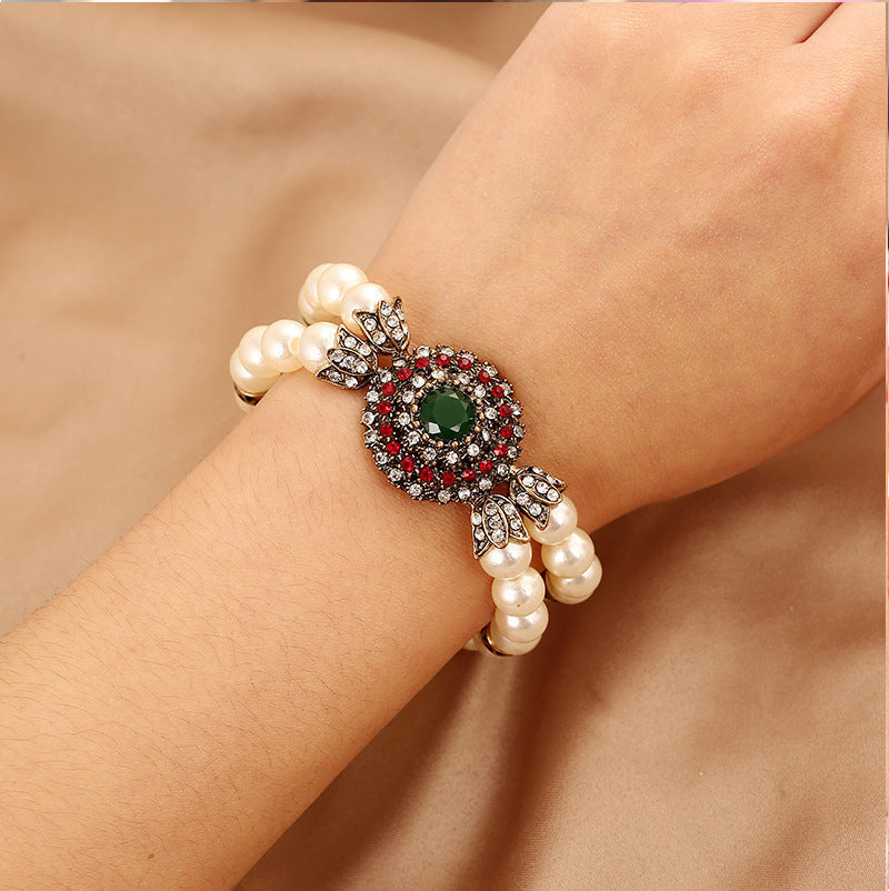 Luxury pearl bracelet - Aureate Aura