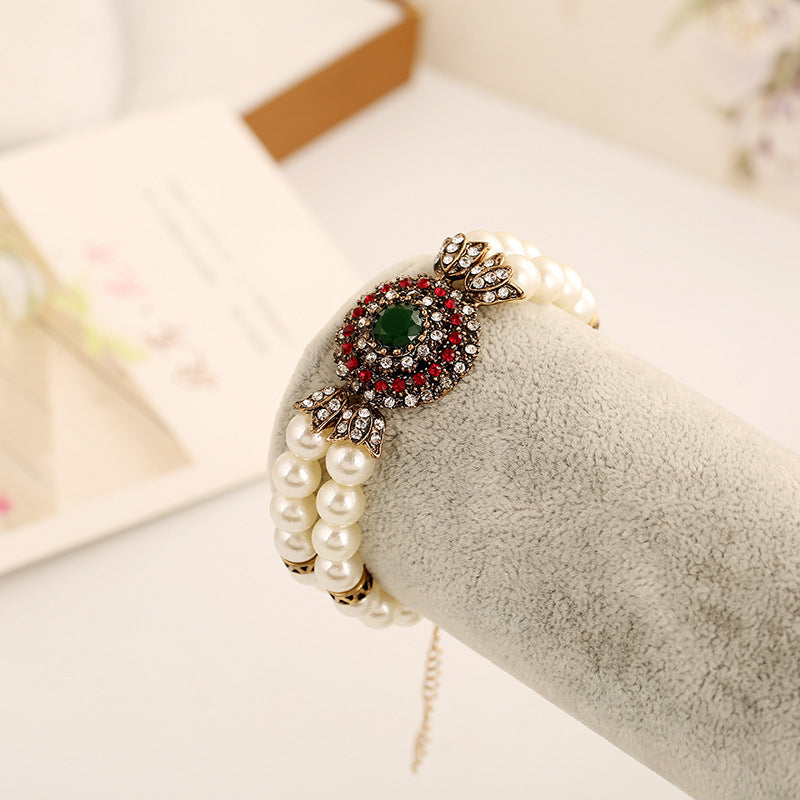 Luxury pearl bracelet - Aureate Aura