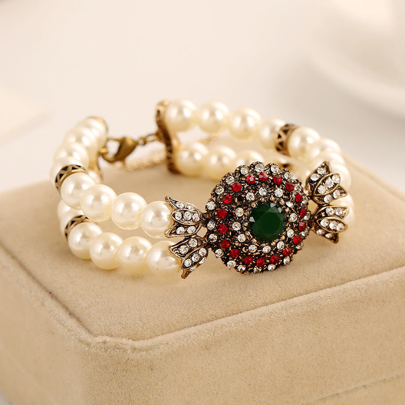 Luxury pearl bracelet - Aureate Aura