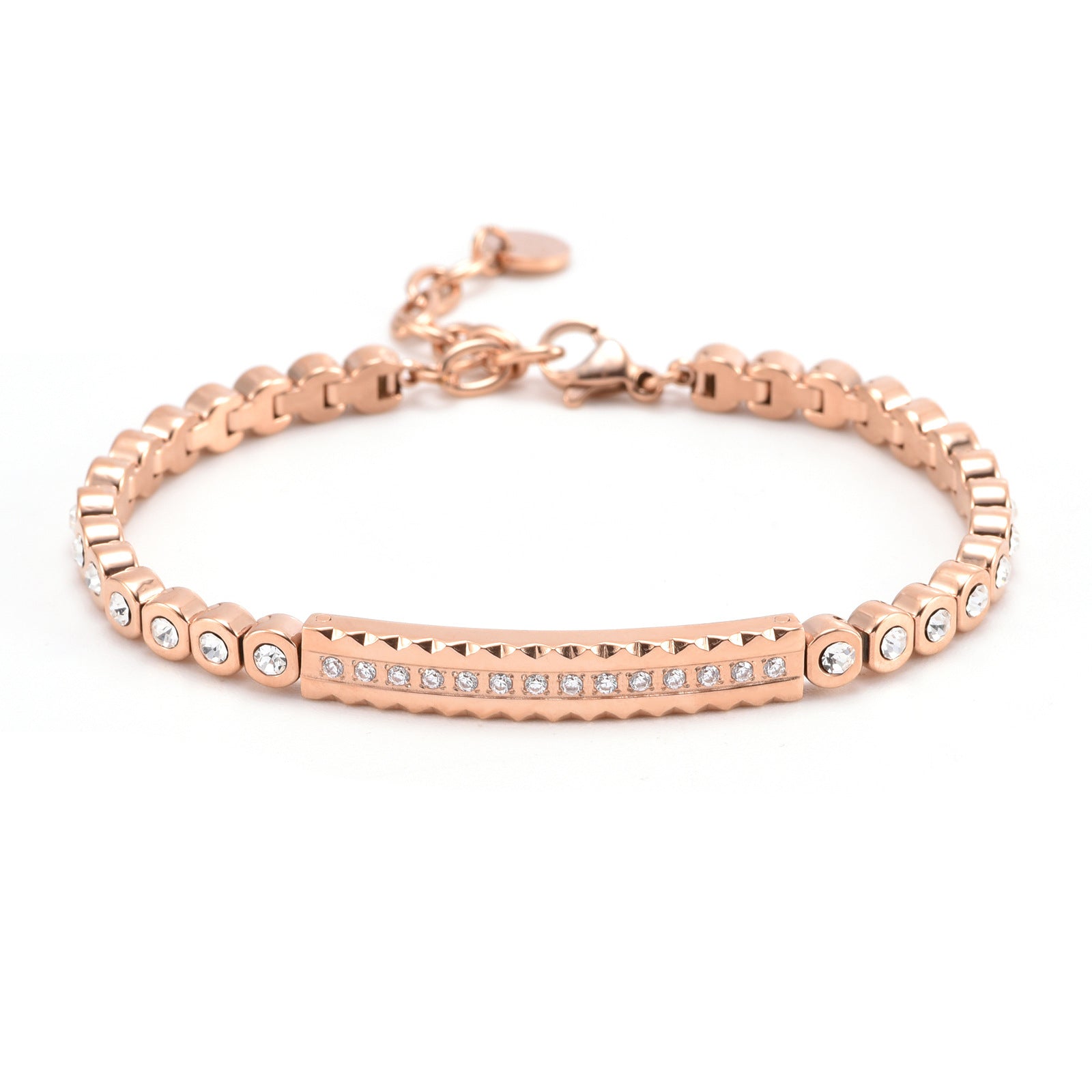 Popular Light Luxury Advanced Inlaid Stone Shining Star Bracelet