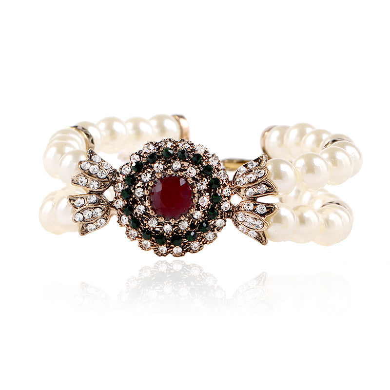 Luxury pearl bracelet - Aureate Aura