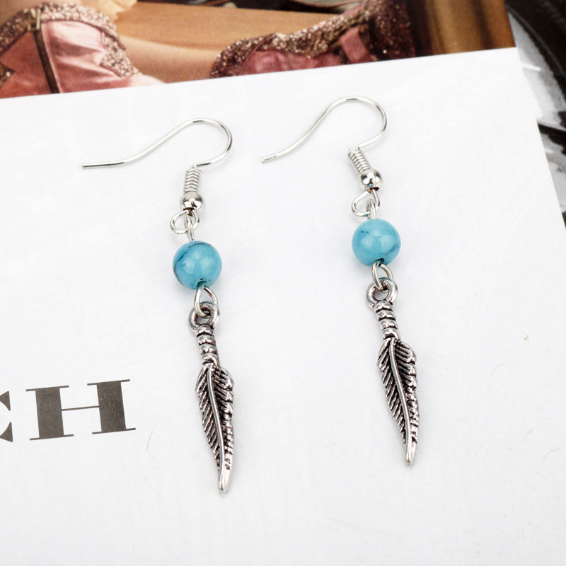 Women's earrings earrings turquoise earrings - Aureate Aura