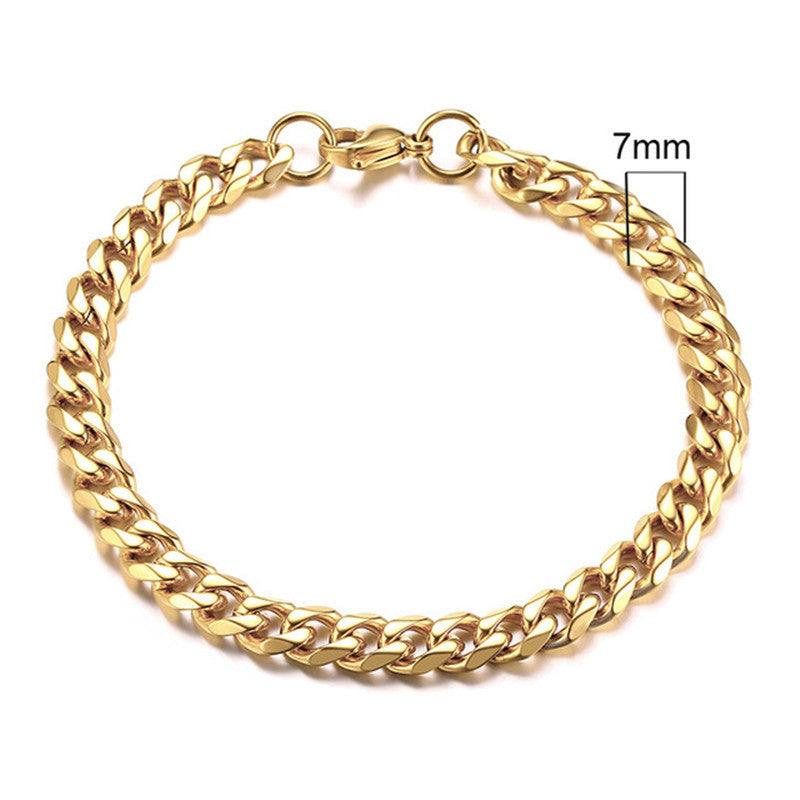 Men's golden Cuban chain - Aureate Aura