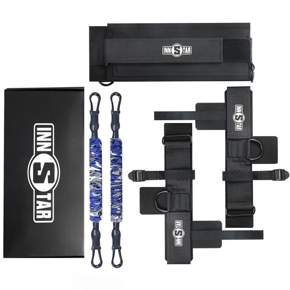 Vertical  Trainer Leg Strength Resistance Bands Exercise Higher For Basketball Football Volleyball Training Equipment - Aureate Aura