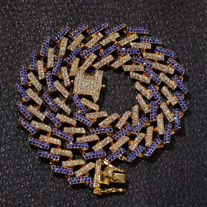 Rhombus full diamond Cuban chain - Aureate Aura