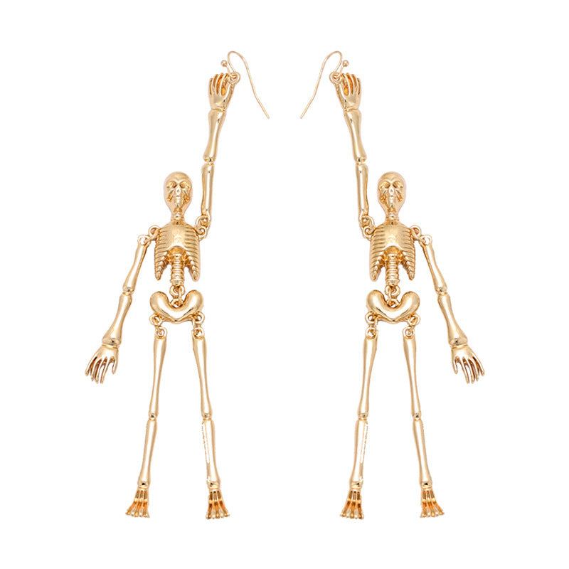 Skull alloy earrings earrings women - Aureate Aura