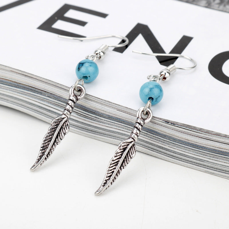 Women's earrings earrings turquoise earrings - Aureate Aura