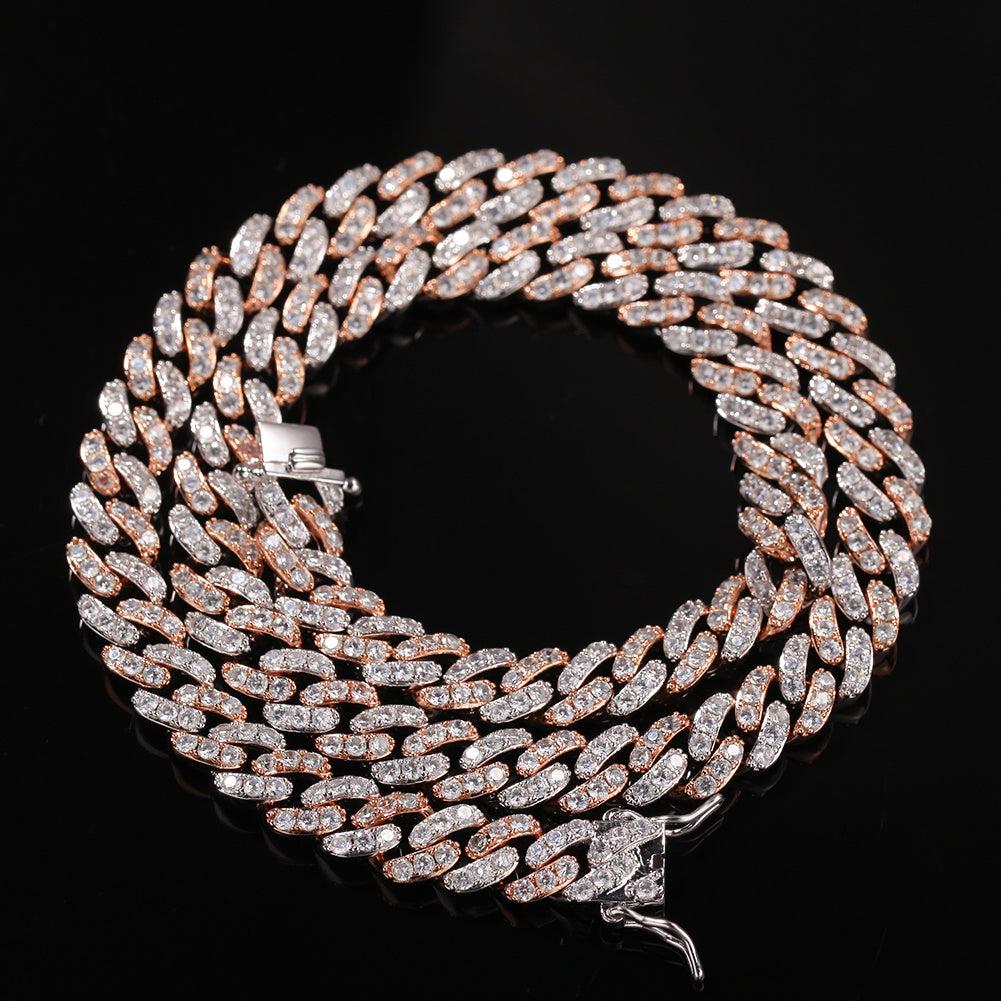 Zircon Cuban Chain - Aureate Aura