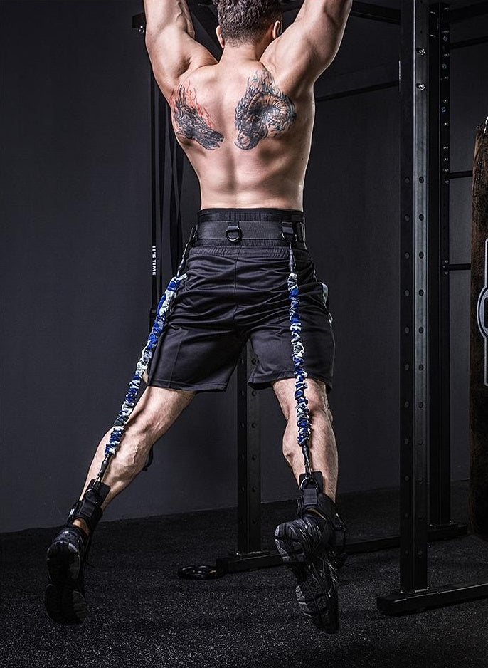 Vertical  Trainer Leg Strength Resistance Bands Exercise Higher For Basketball Football Volleyball Training Equipment - Aureate Aura