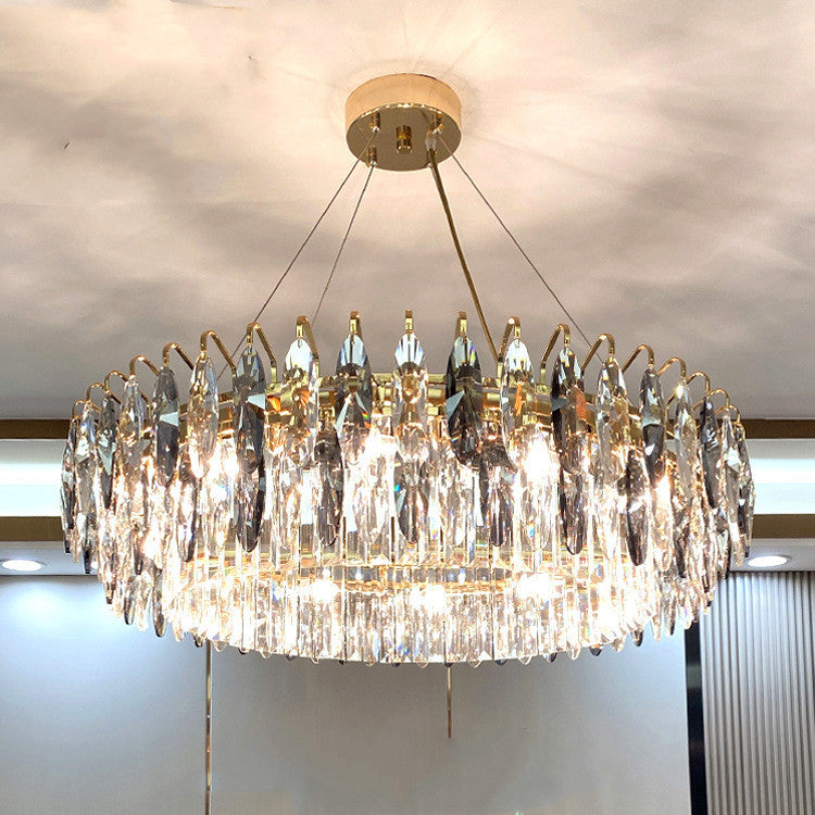Light Luxury Chandelier Living Room Luxury Crystal Diamond Fashion - Aureate Aura
