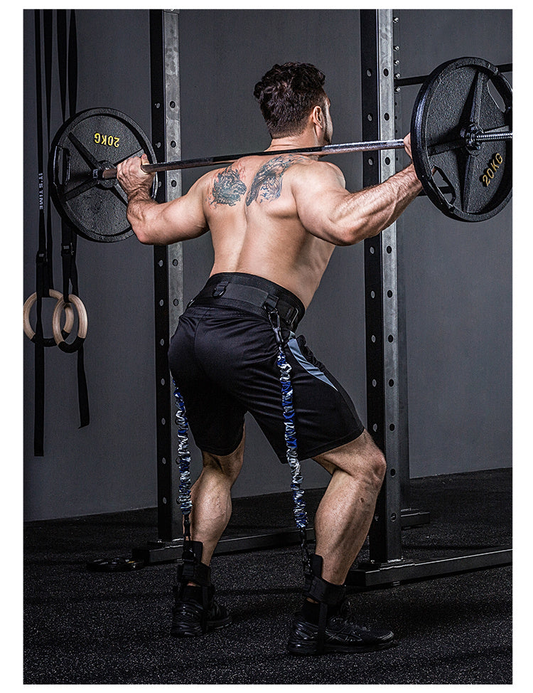 Vertical  Trainer Leg Strength Resistance Bands Exercise Higher For Basketball Football Volleyball Training Equipment - Aureate Aura