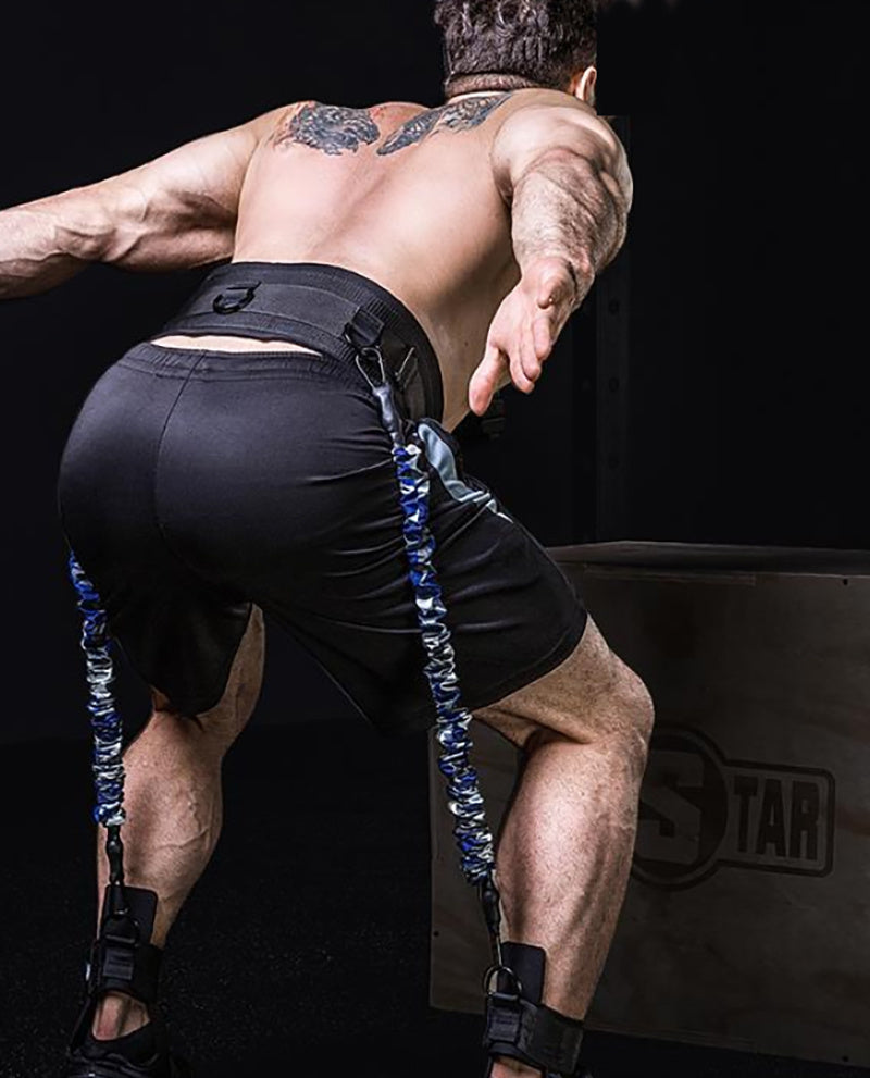 Vertical  Trainer Leg Strength Resistance Bands Exercise Higher For Basketball Football Volleyball Training Equipment - Aureate Aura