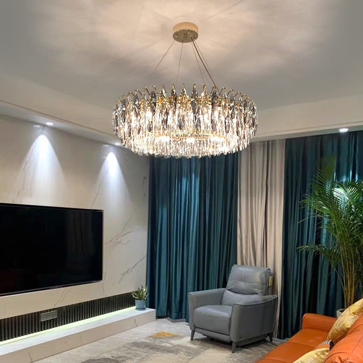 Light Luxury Chandelier Living Room Luxury Crystal Diamond Fashion - Aureate Aura