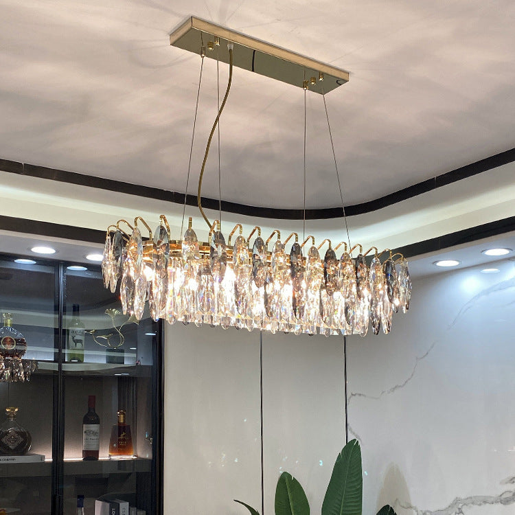 Light Luxury Chandelier Living Room Luxury Crystal Diamond Fashion - Aureate Aura